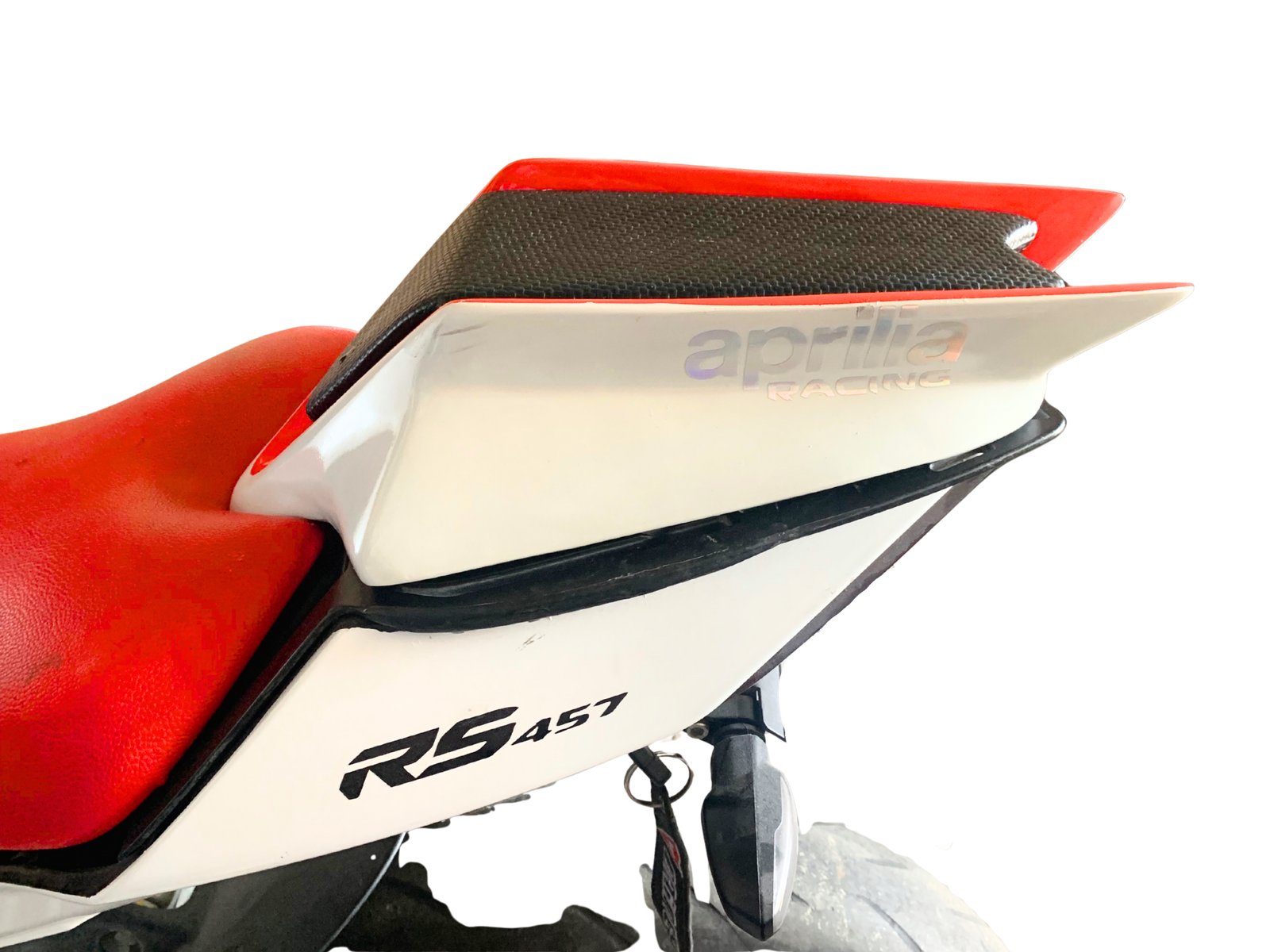 sr gp racing white seat cowl for aprilia rs457