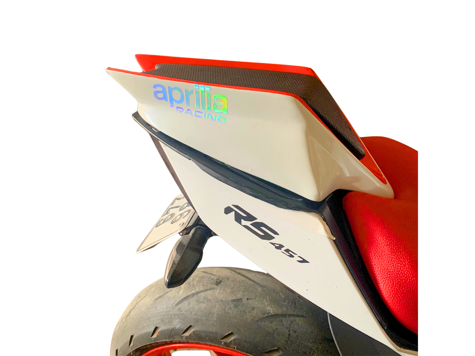 sr gp racing white seat cowl for aprilia rs457