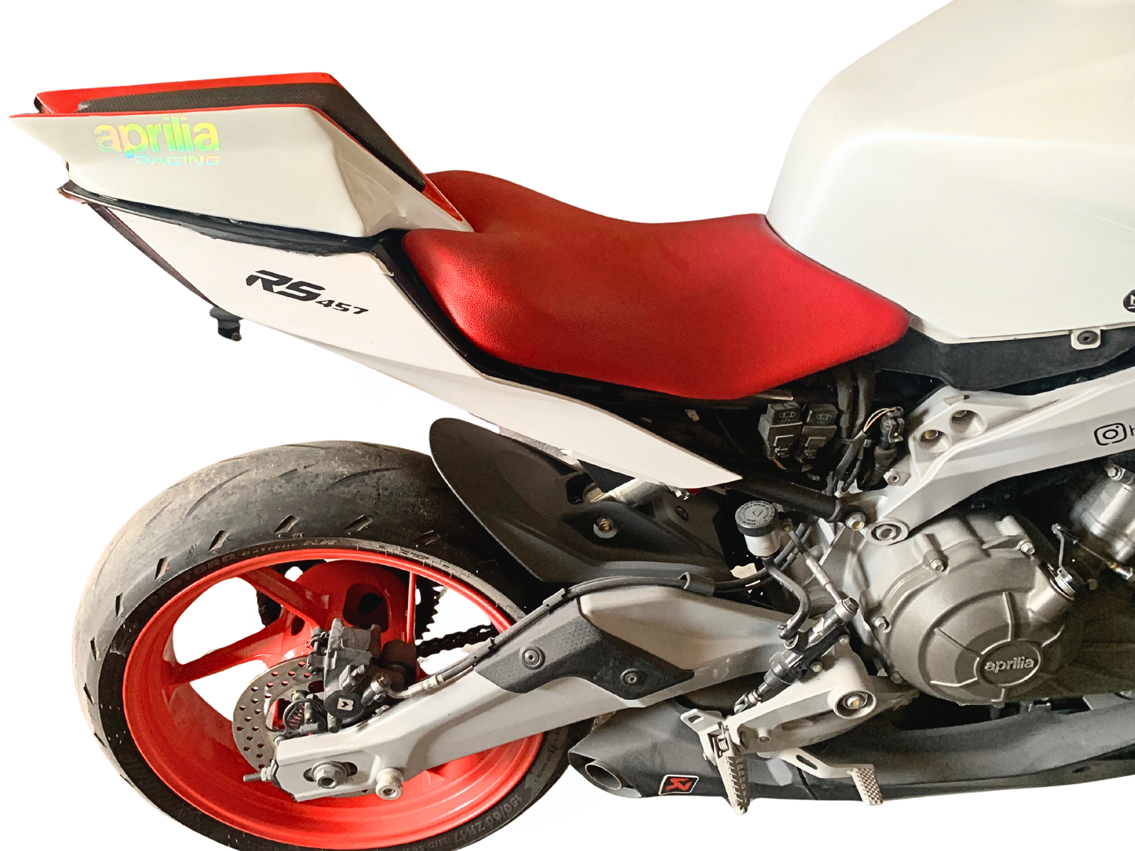 sr gp racing white seat cowl for aprilia rs457