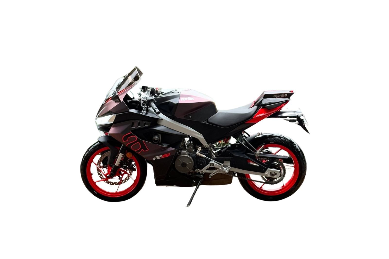 Piano Black with Red Strips product Image