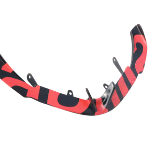 Piano Black and Red Sticker Winglet for Aprilia